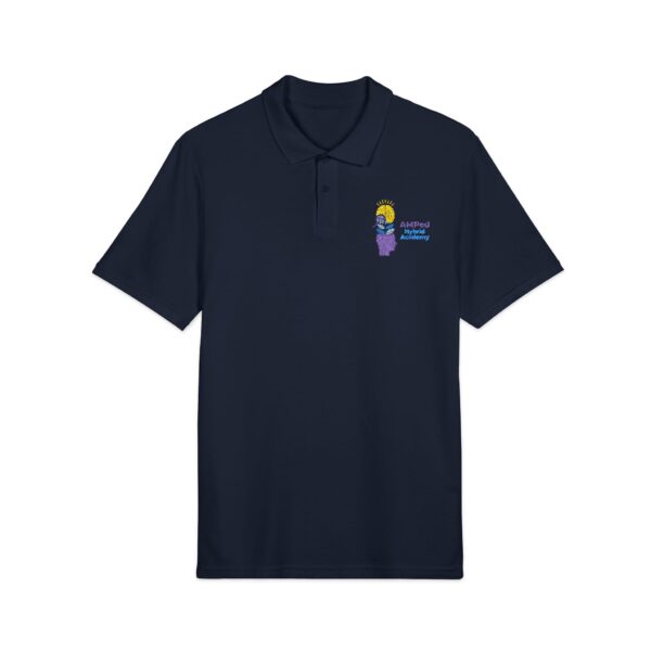 AMPed Hybrid Academy Embroidered Unisex Pique Polo Shirt, Casual Wear - Image 24