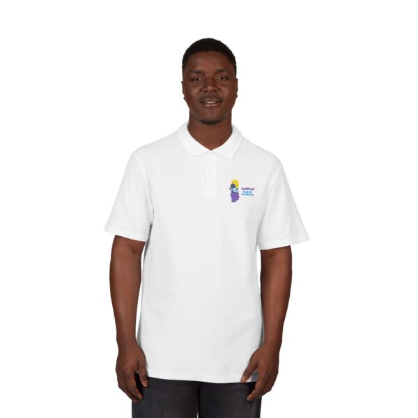 AMPed Hybrid Academy Embroidered Unisex Pique Polo Shirt, Casual Wear - Image 6