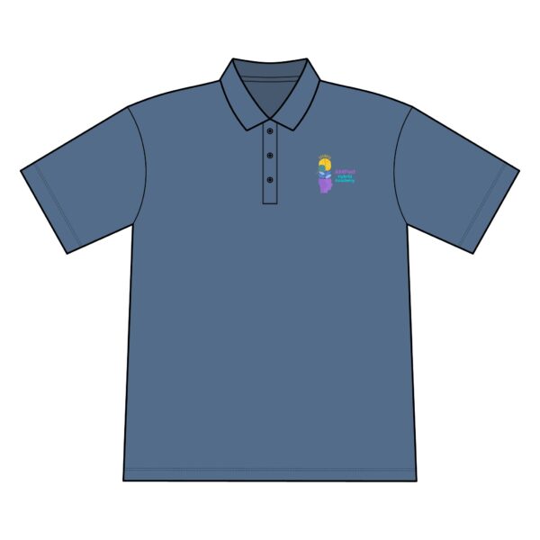 AMPed Hybrid Academy Fine Pique Blend Polo Shirt - Image 4