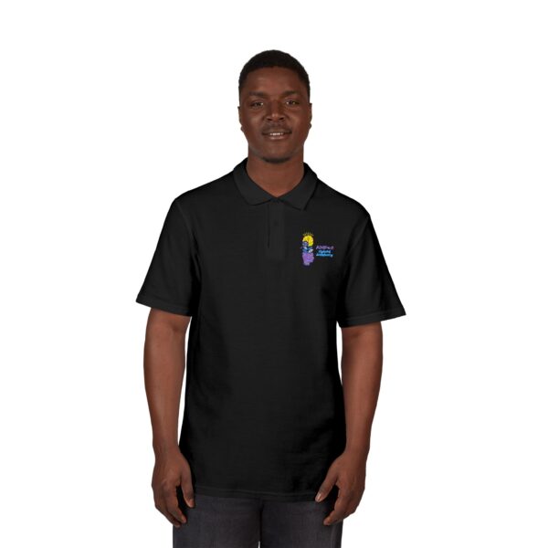 AMPed Hybrid Academy Embroidered Unisex Pique Polo Shirt, Casual Wear - Image 12
