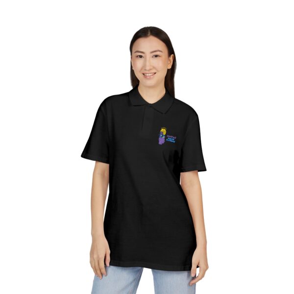 AMPed Hybrid Academy Embroidered Unisex Pique Polo Shirt, Casual Wear - Image 13