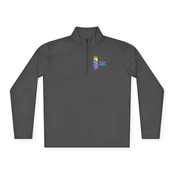 AMPed Hybrid Academy - Cozy Unisex Quarter-Zip Pullover - Image 5