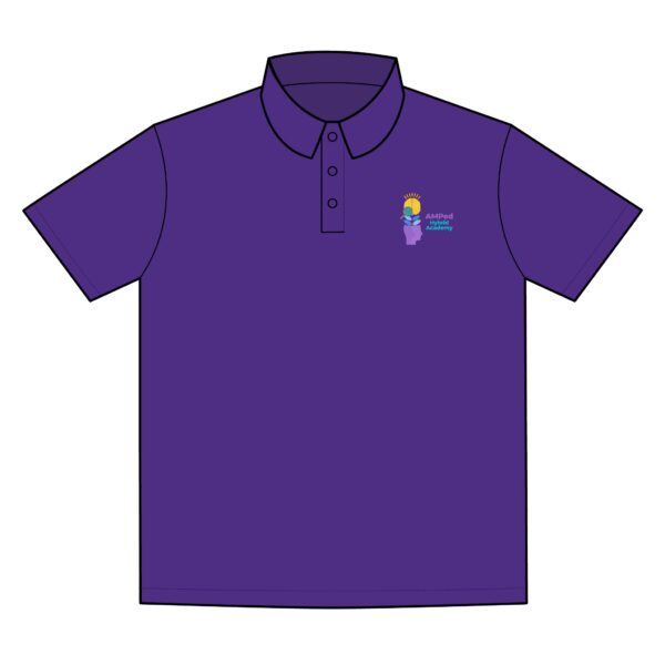 AMPed Hybrid Academy Logo Polo Shirt, Active Casual Wear