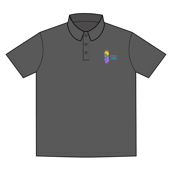 AMPed Hybrid Academy Logo Polo Shirt, Active Casual Wear - Image 4