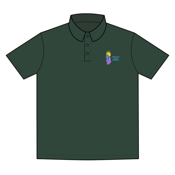 AMPed Hybrid Academy Logo Polo Shirt, Active Casual Wear - Image 6