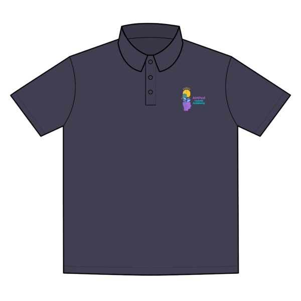 AMPed Hybrid Academy Logo Polo Shirt, Active Casual Wear - Image 10