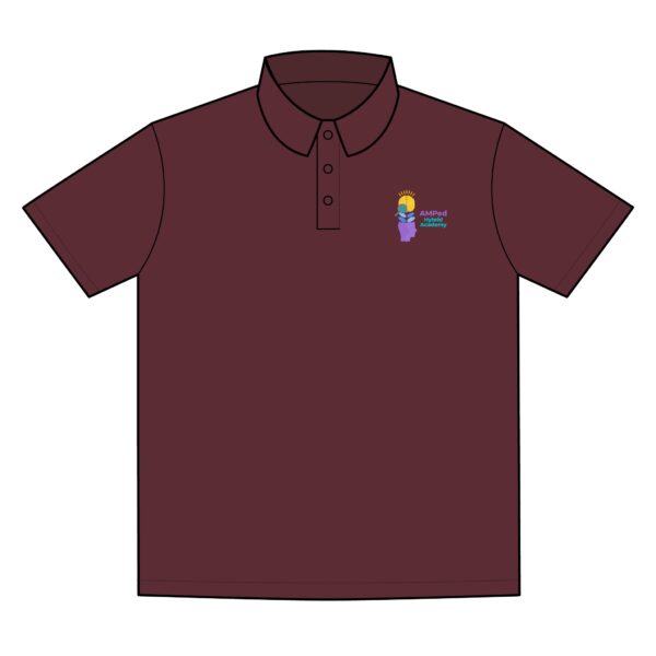 AMPed Hybrid Academy Logo Polo Shirt, Active Casual Wear - Image 12