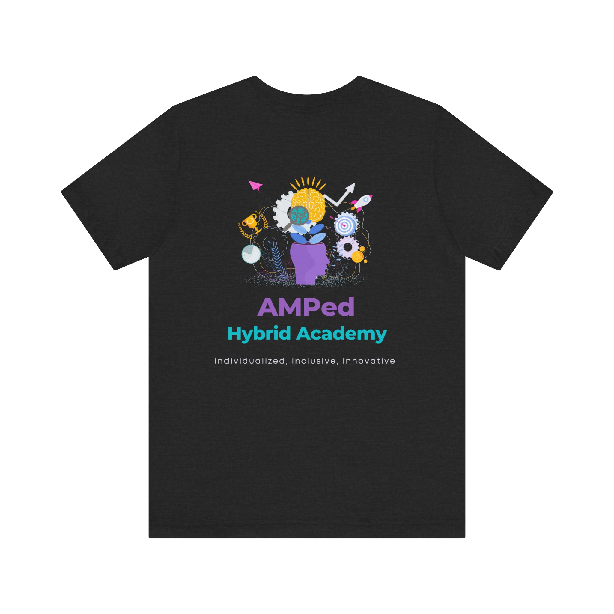 AMPed Hybrid Academy Staff T-Shirt - Unisex Tee - Image 2