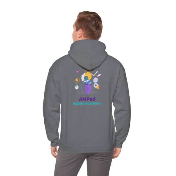 Property of AMPed Hybrid Academy Unisex Hooded Sweatshirt, Cozy Hoodie - Image 21
