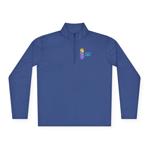 AMPed Hybrid Academy - Cozy Unisex Quarter-Zip Pullover - Image 13