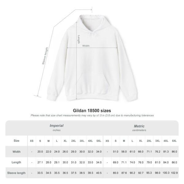 Property of AMPed Hybrid Academy Unisex Hooded Sweatshirt, Cozy Hoodie - Image 6