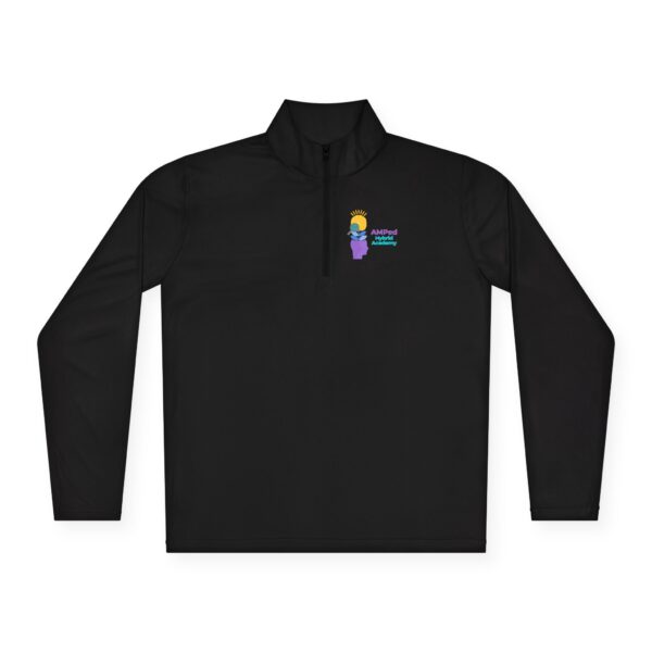 AMPed Hybrid Academy - Cozy Unisex Quarter-Zip Pullover - Image 9