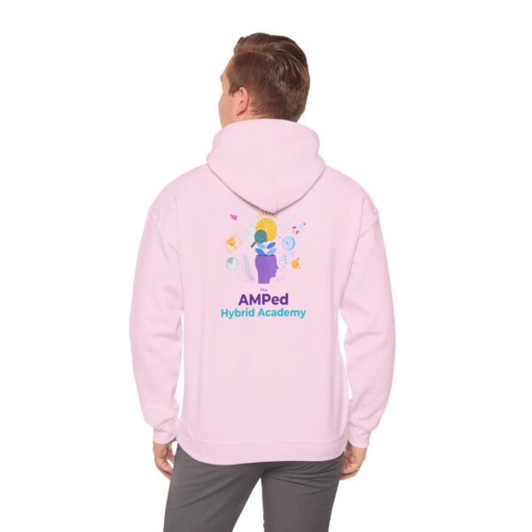 Property of AMPed Hybrid Academy Unisex Hooded Sweatshirt, Cozy Hoodie - Image 36