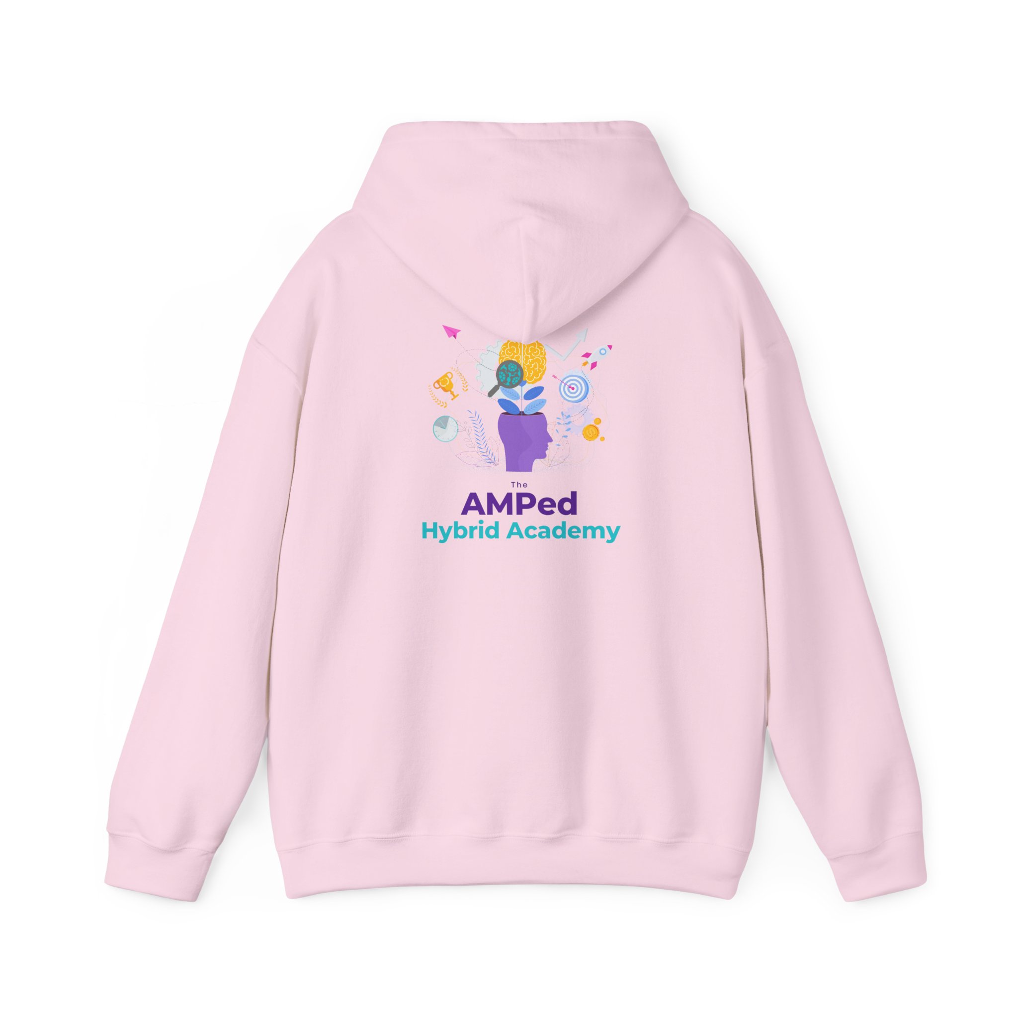 Property of AMPed Hybrid Academy Unisex Hooded Sweatshirt, Cozy Hoodie - Image 33