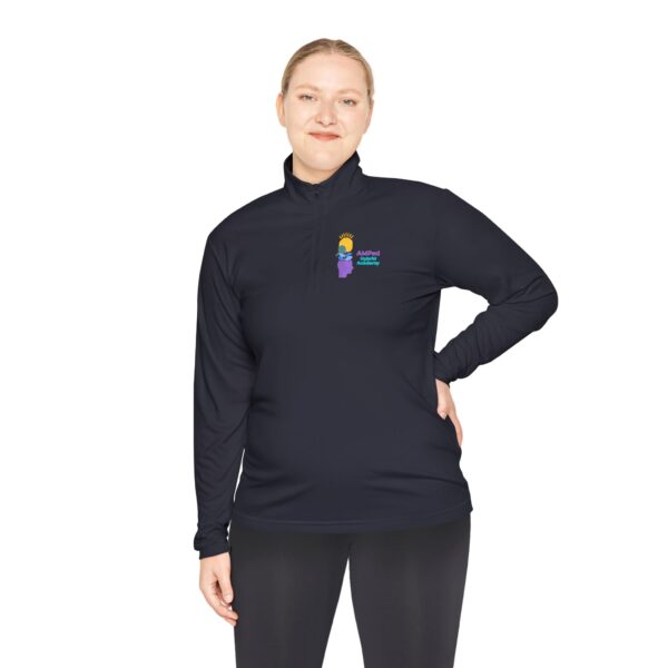 AMPed Hybrid Academy - Cozy Unisex Quarter-Zip Pullover - Image 19