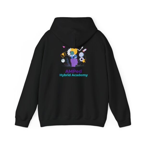 Property of AMPed Hybrid Academy Unisex Hooded Sweatshirt, Cozy Hoodie - Image 13