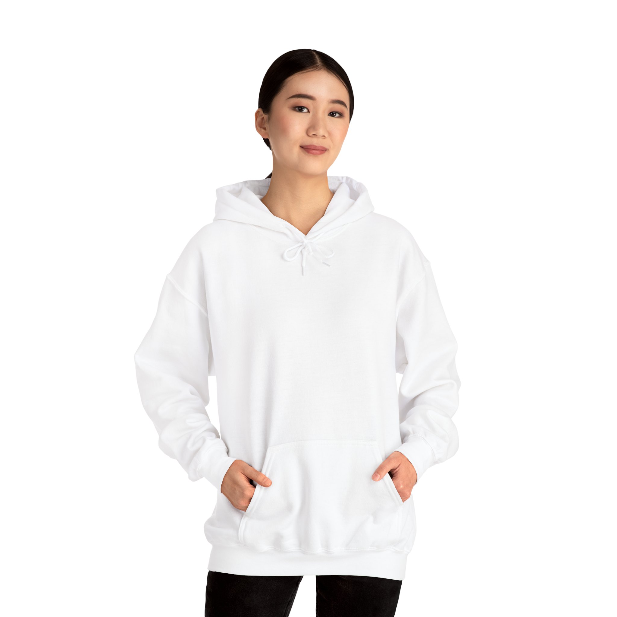 AMPed Hybrid Academy Back Logo - Unisex Hooded Sweatshirt, Cozy Hoodie - Image 3