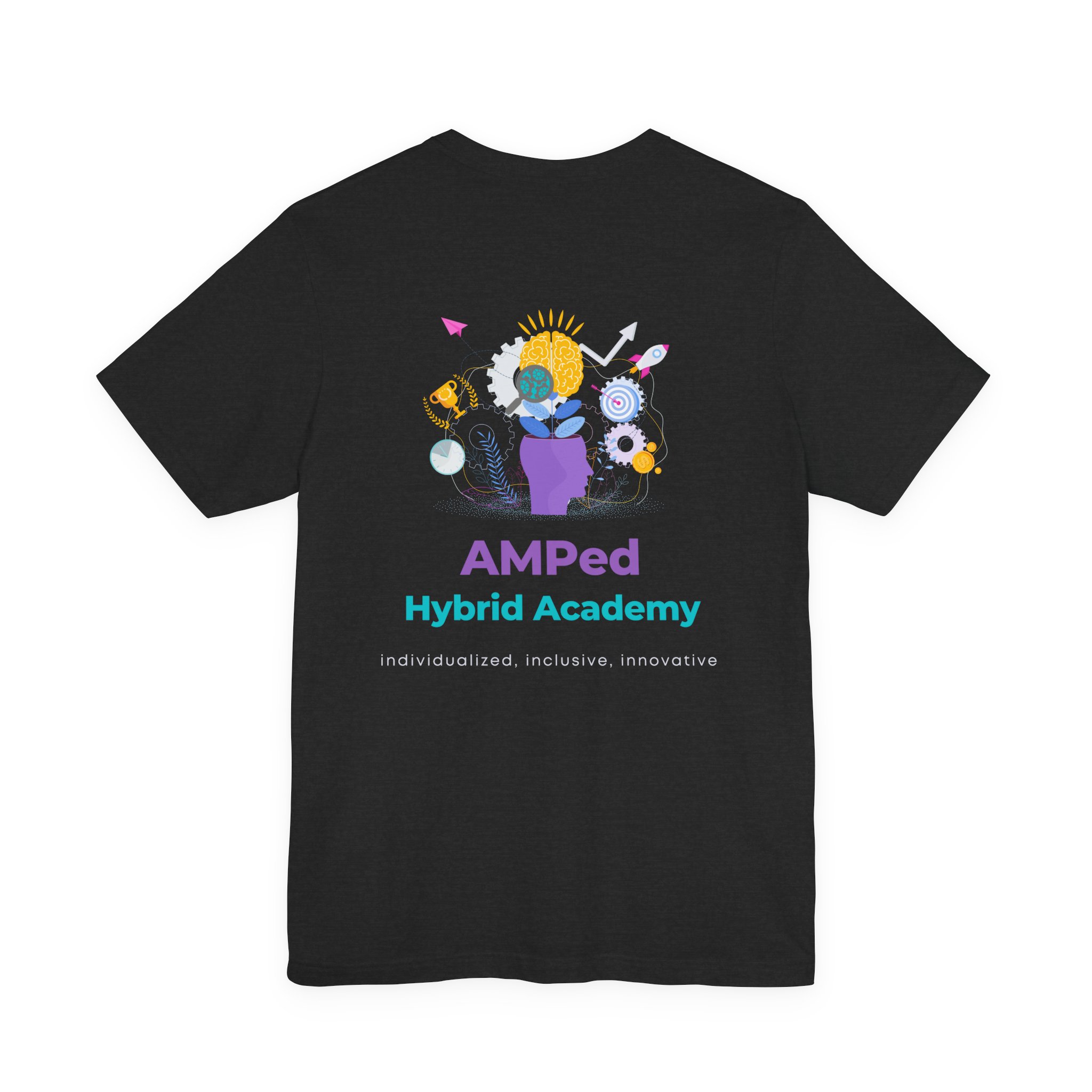 AMPed Hybrid Academy Staff T-Shirt - Unisex Tee - Image 4