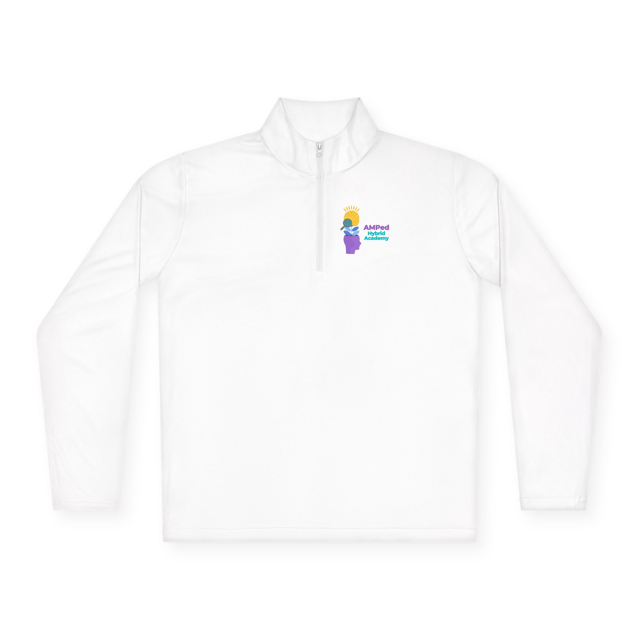 AMPed Hybrid Academy - Cozy Unisex Quarter-Zip Pullover