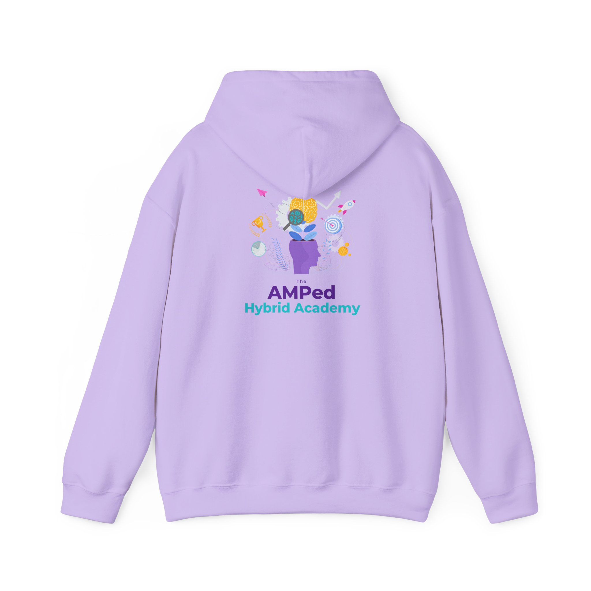 Property of AMPed Hybrid Academy Unisex Hooded Sweatshirt, Cozy Hoodie - Image 28